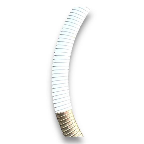 LEE BERNARDO Signed faux gold and white Choker VINTAGE - Picture 5 of 16